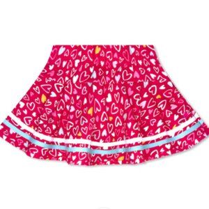 Hot Pink Hearts Skort - Set Athletics